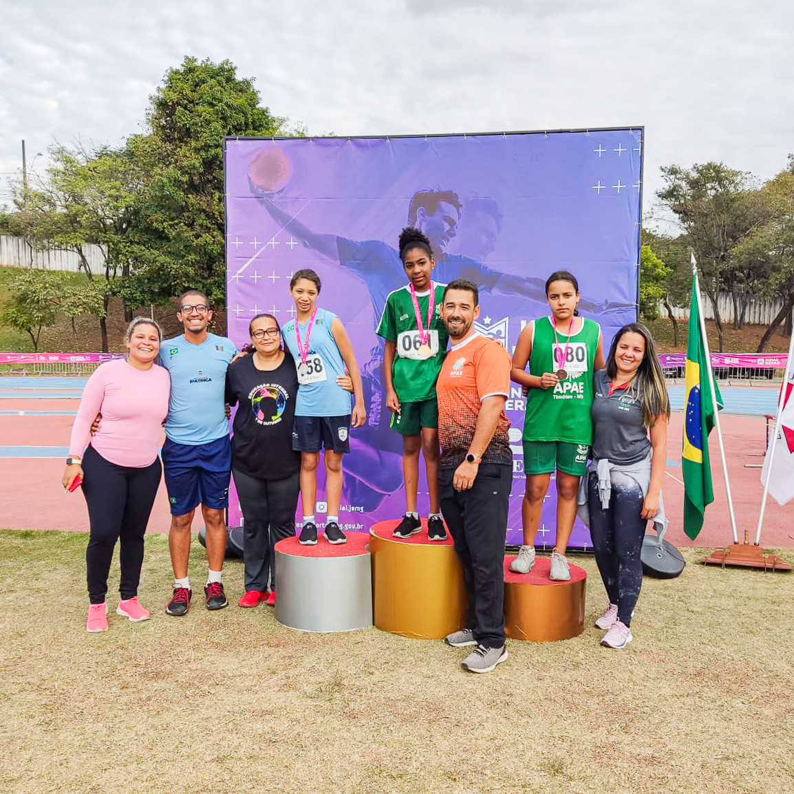 ATLETAS DA APAE DE PATROCINIO-MG, PARTICIPARAM DAS PARALIMPÍADAS ESCOLARES  ETAPA REGIONAL EM BRASÍLIA - JORNAL DE PATROCINIO